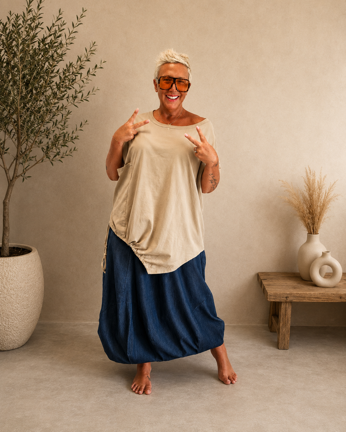 T-shirt Laccetto