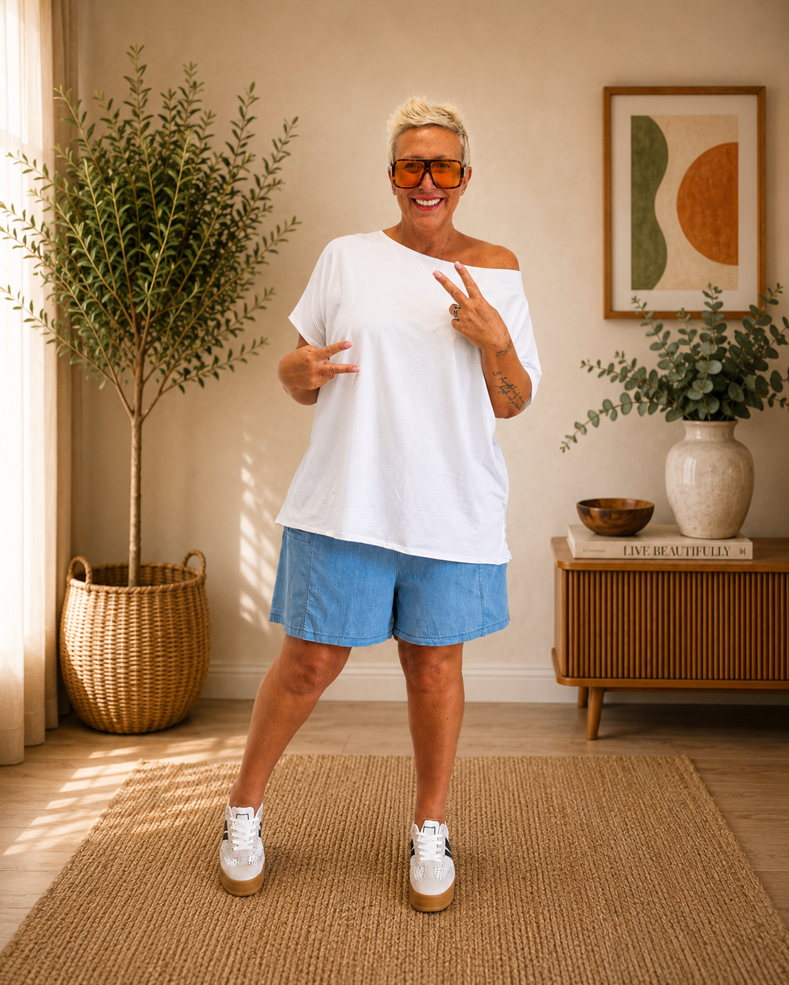 T-shirt Curvy Tagliata
