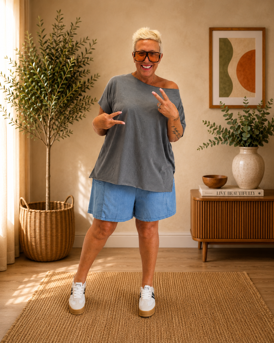 T-shirt Curvy Tagliata