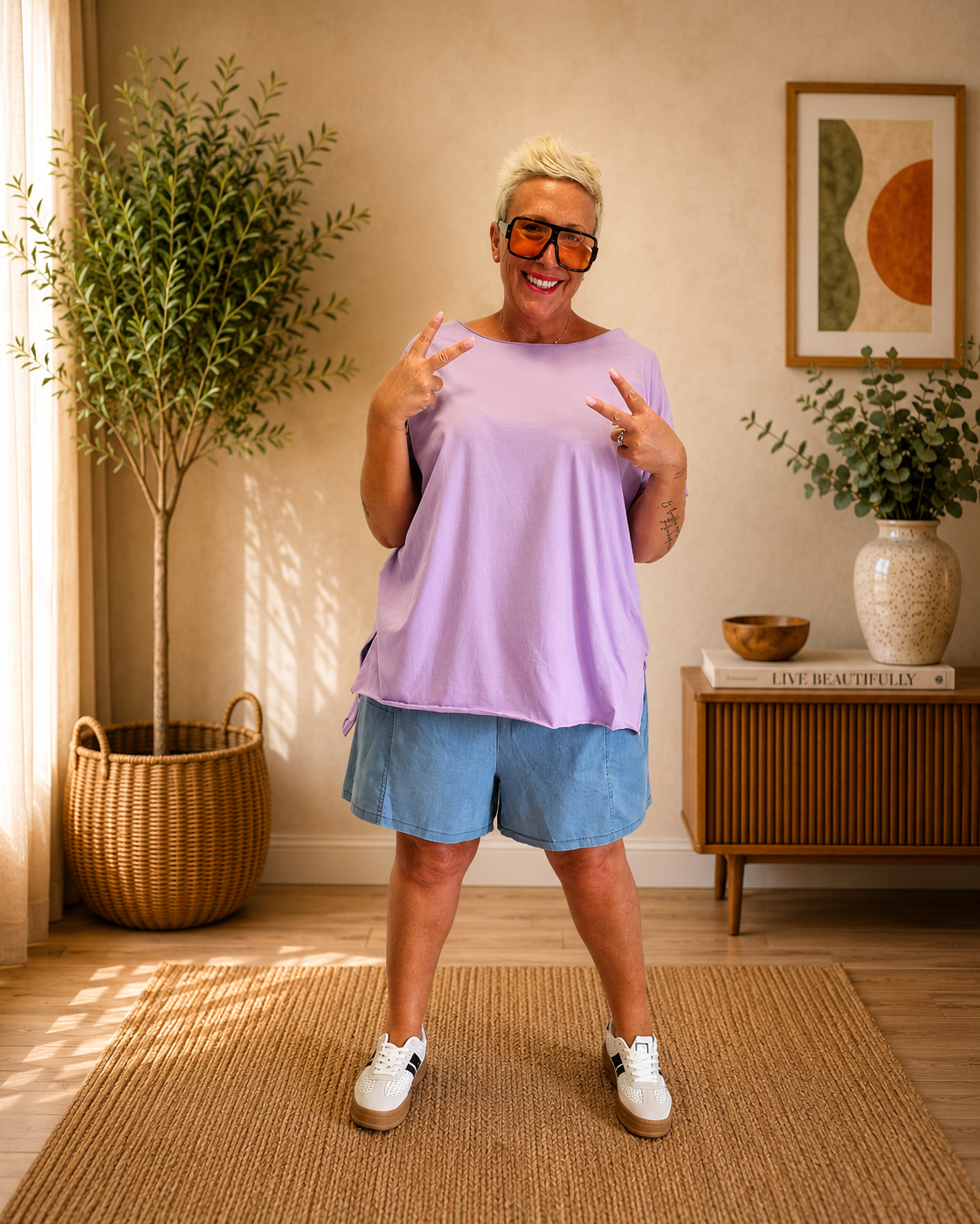 T-shirt Curvy Tagliata
