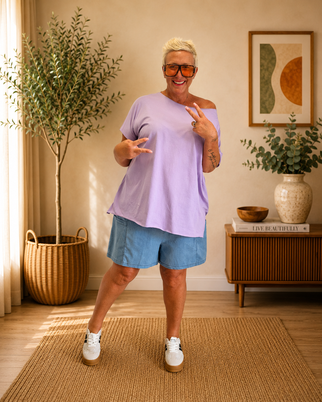 T-shirt Curvy Tagliata