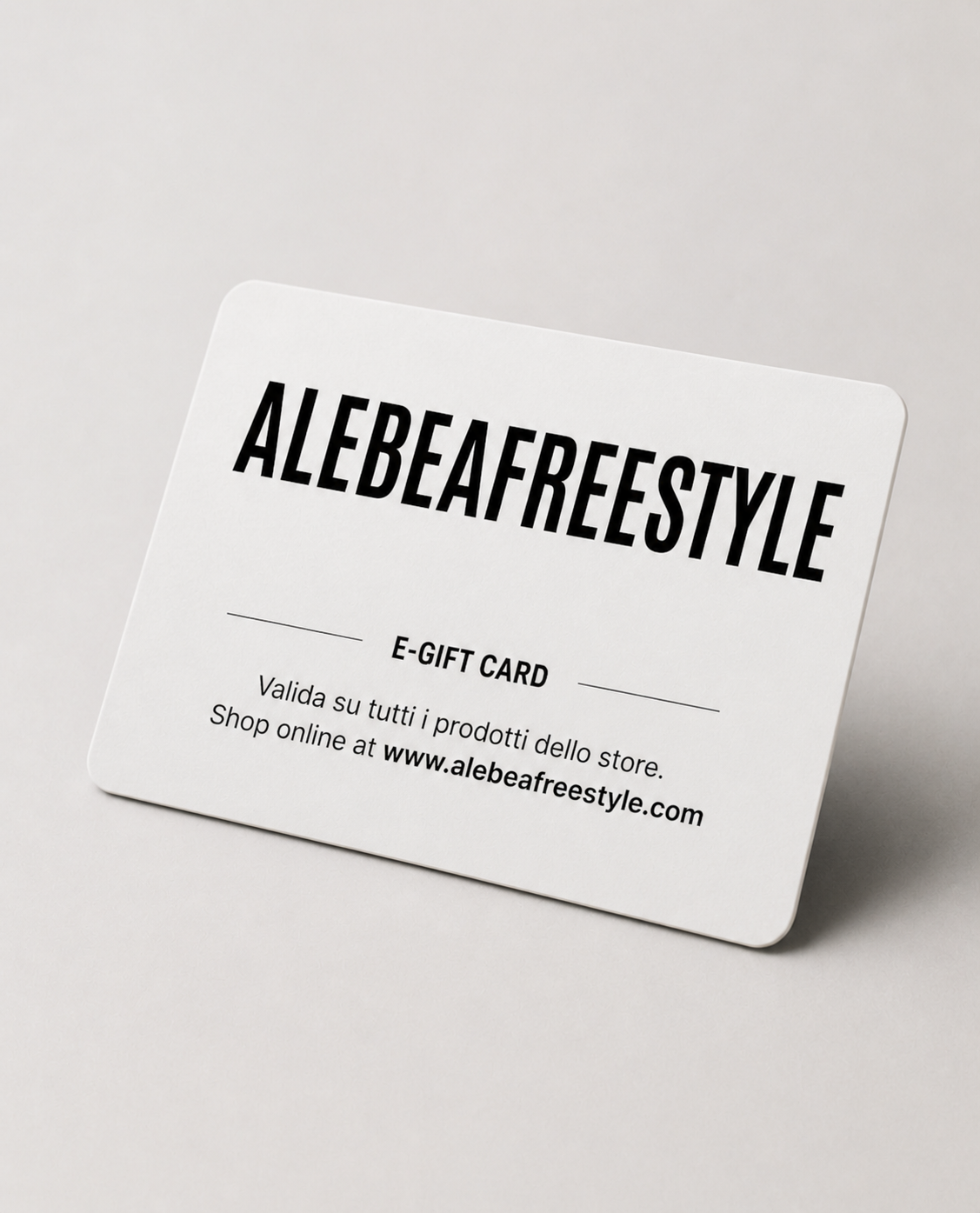 Carta Regalo by Alebea Freestyle