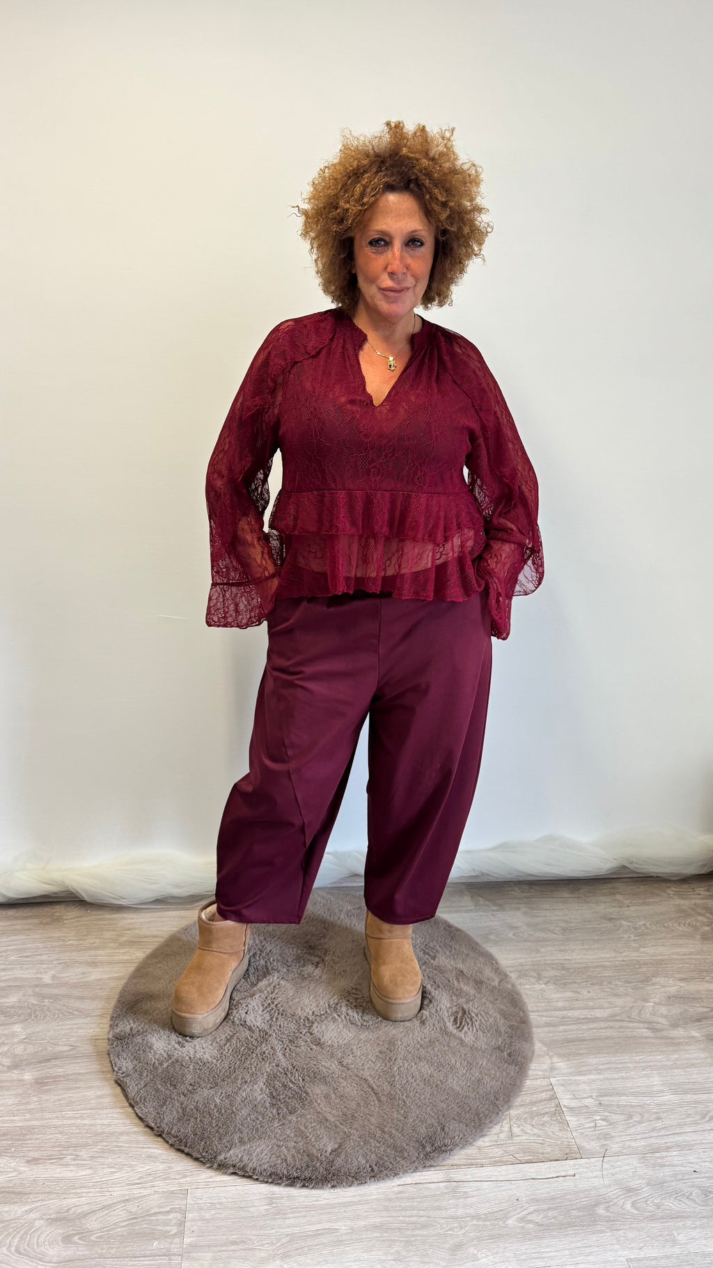Positano lace shirt