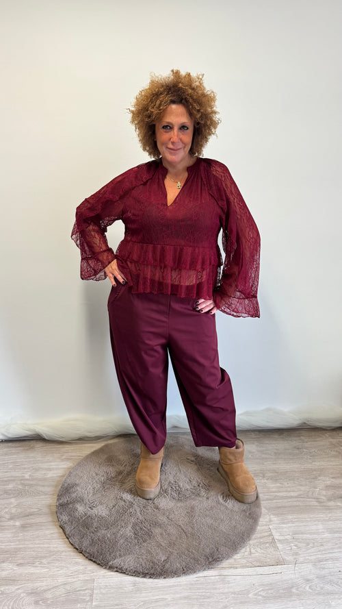 Camicia pizzo Positano