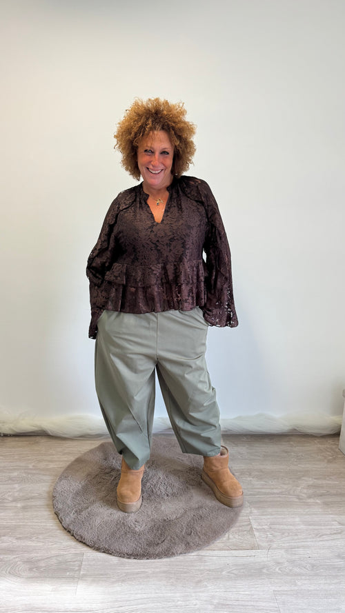 Camicia pizzo Positano