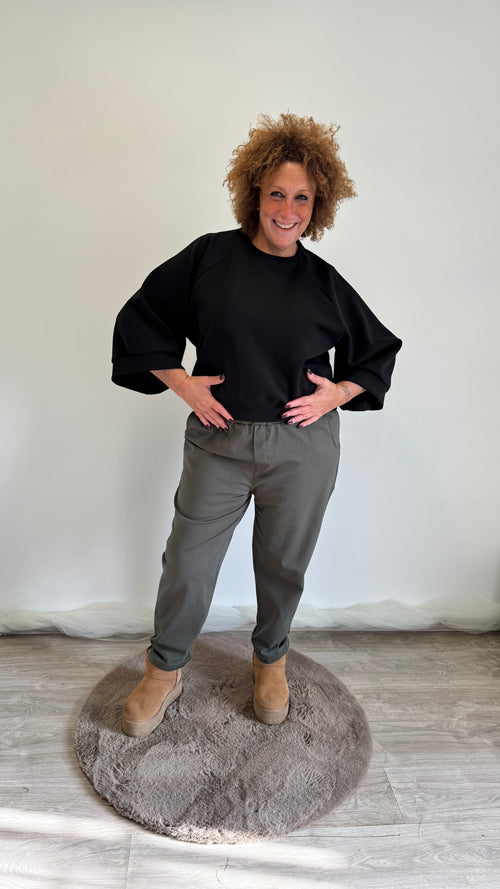 Felpa polsino largo Manhattan