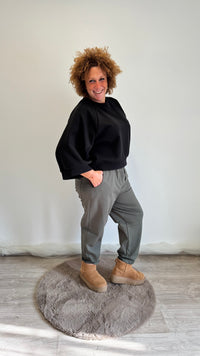 Felpa polsino largo Manhattan