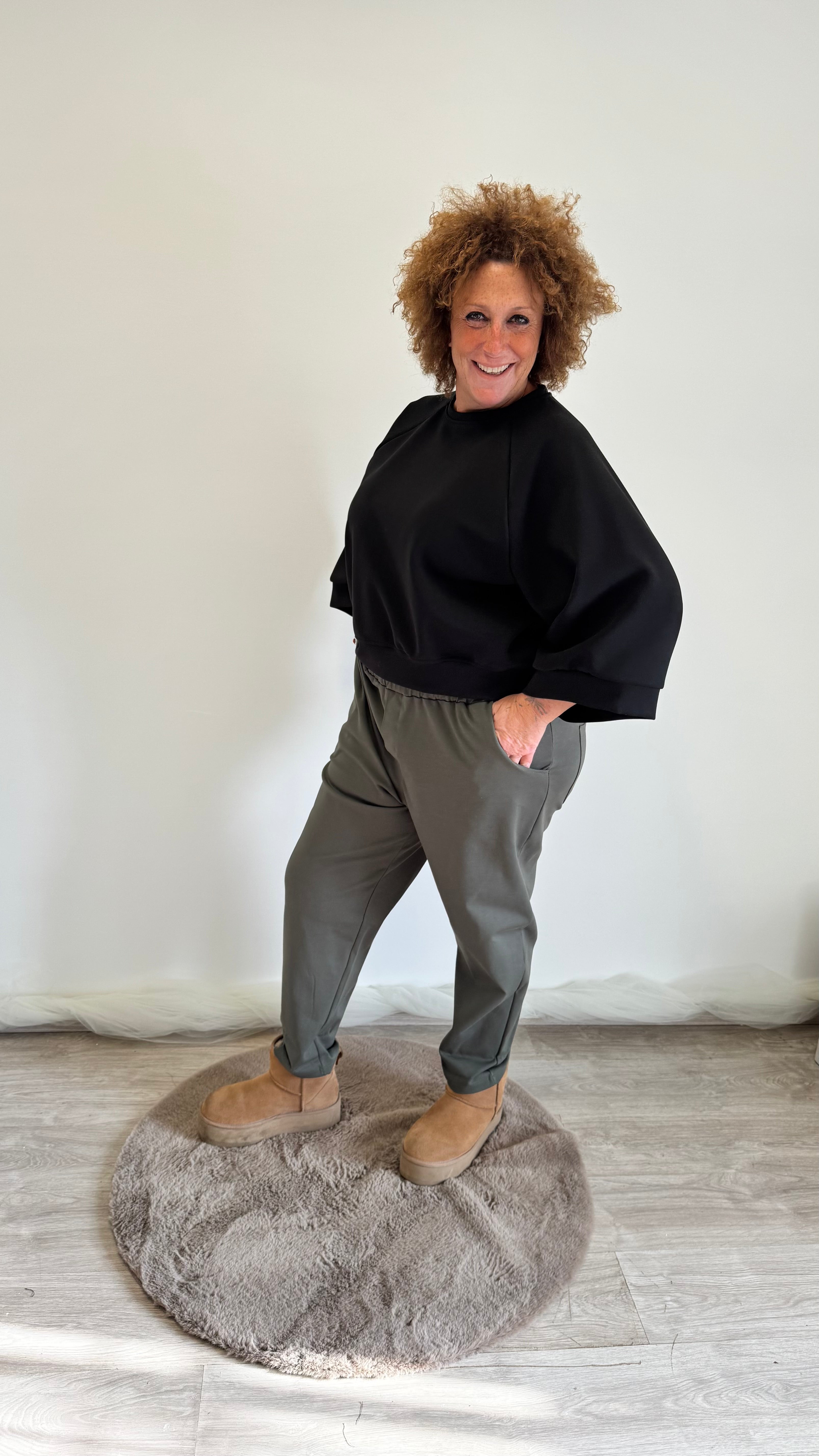 Felpa polsino largo Manhattan