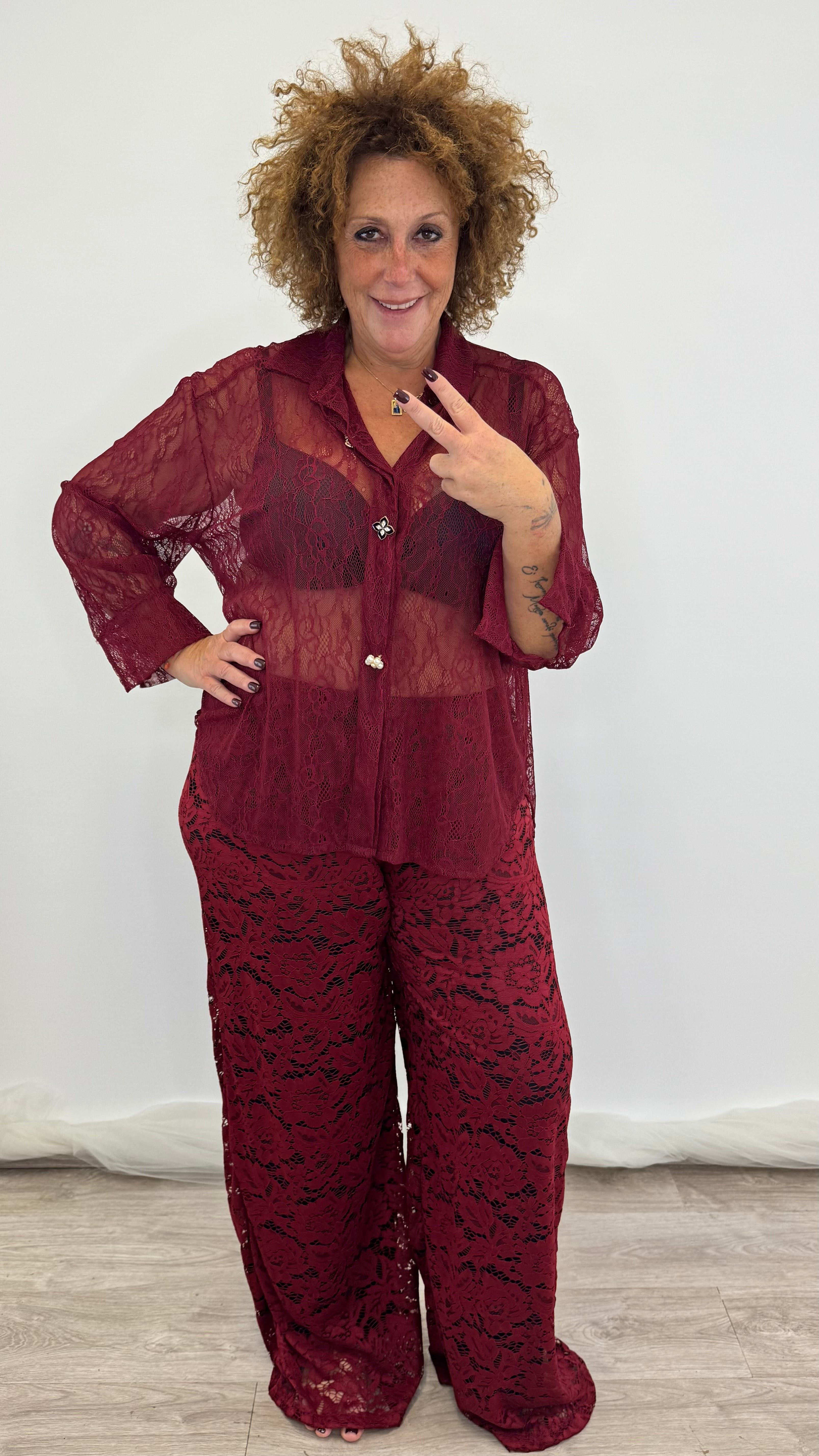 Calais Lace Trousers