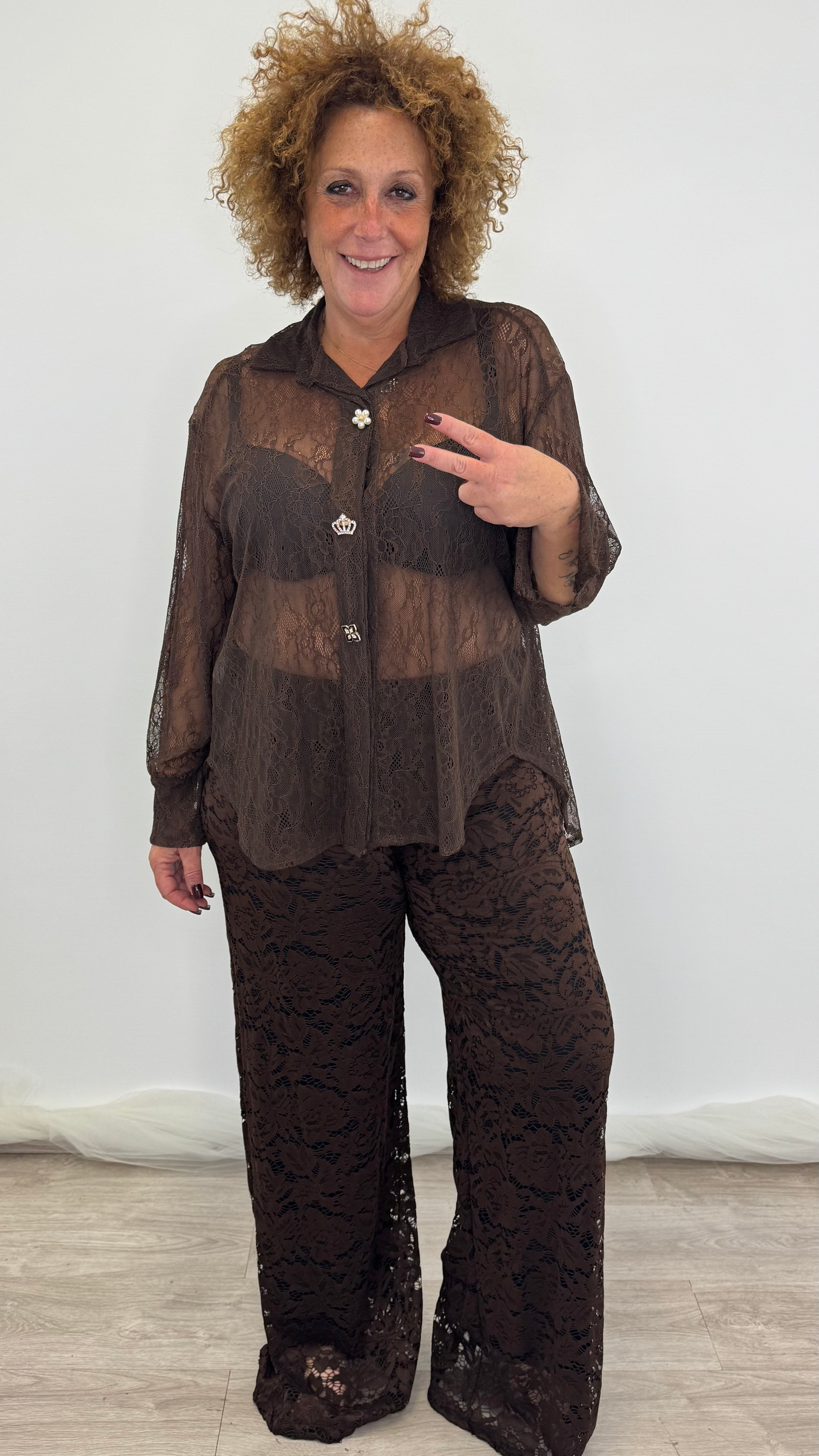 Calais Lace Trousers