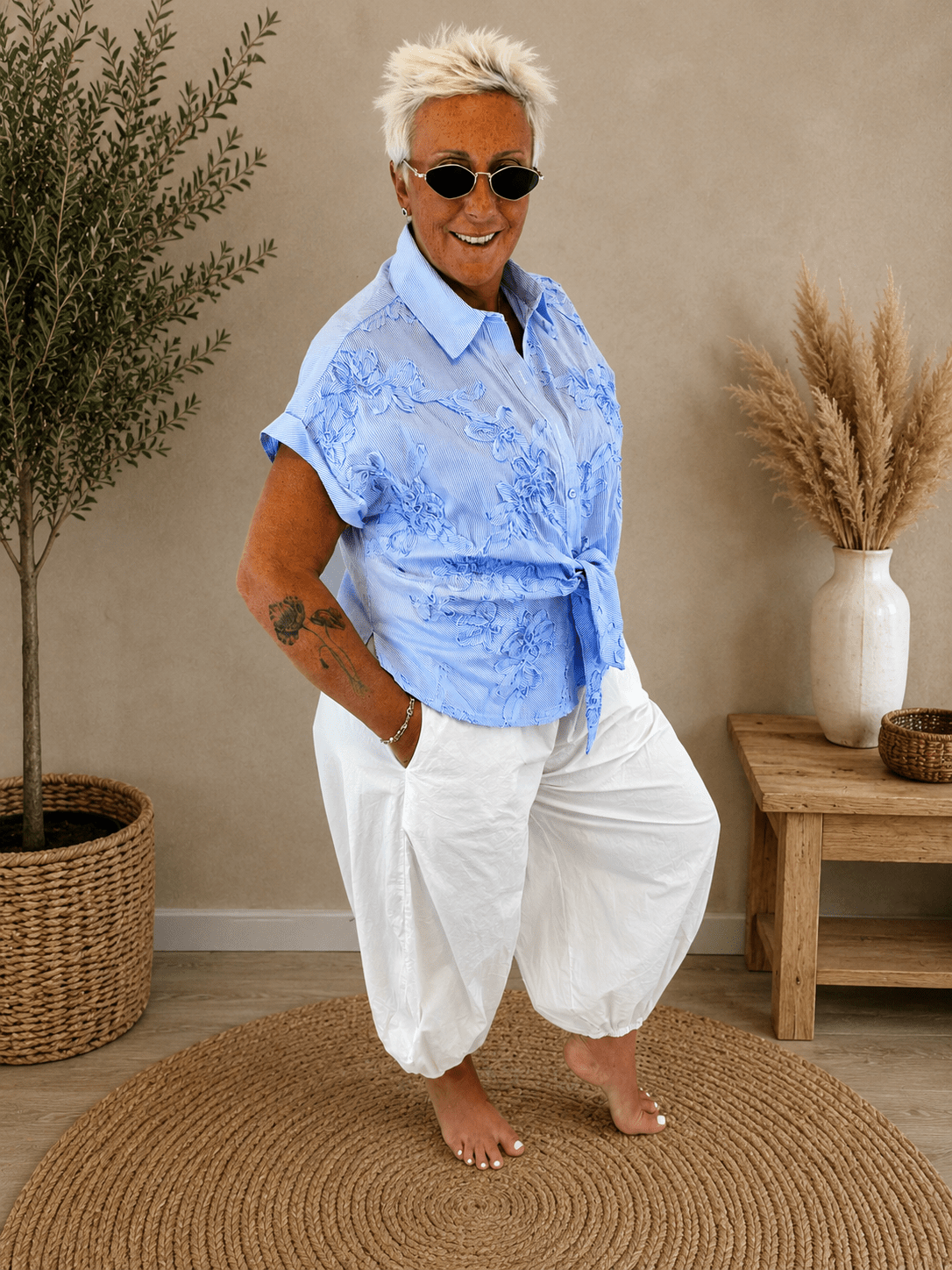Camicia Ricamo - Alebea