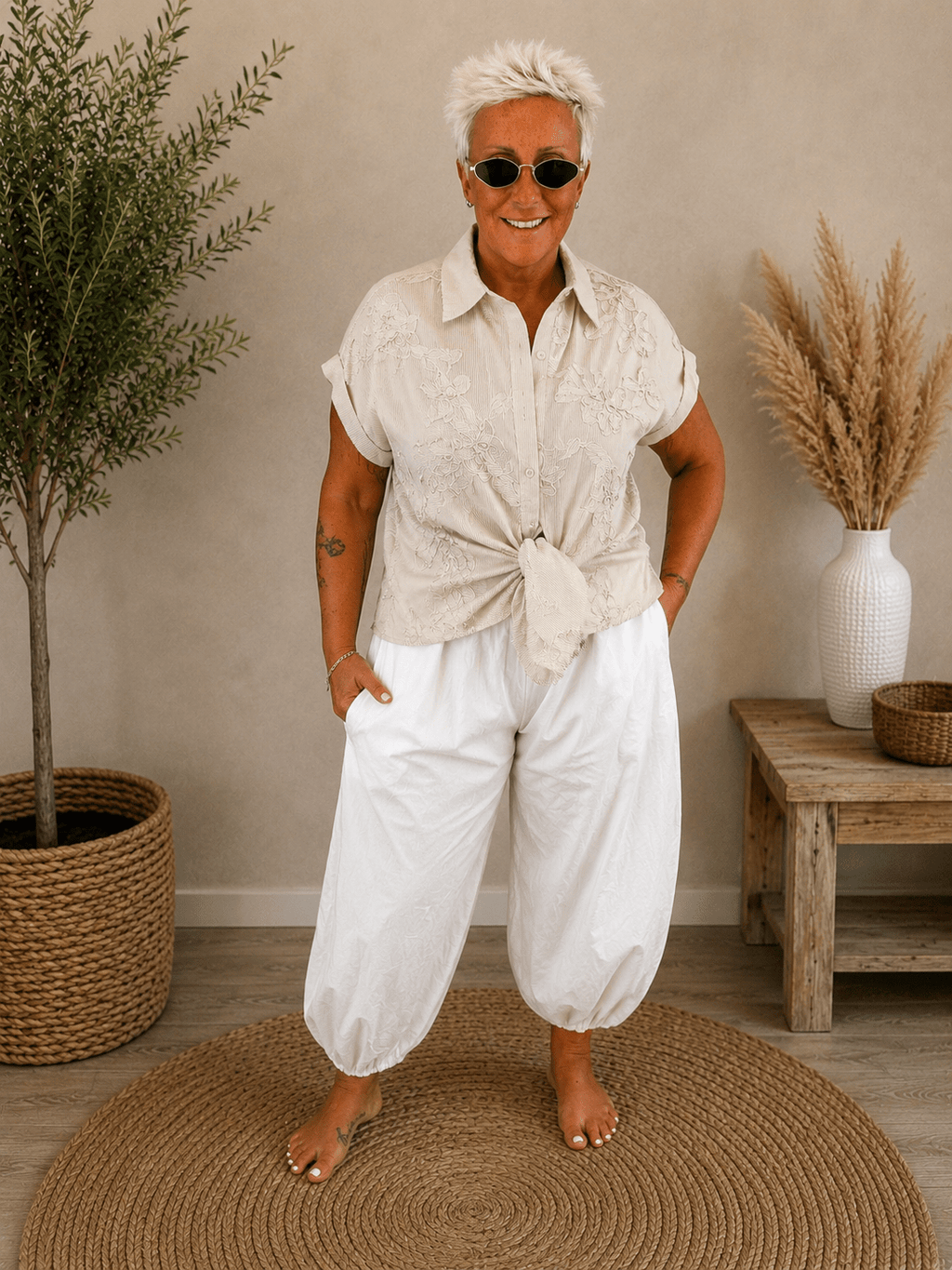 Camicia Ricamo - Alebea