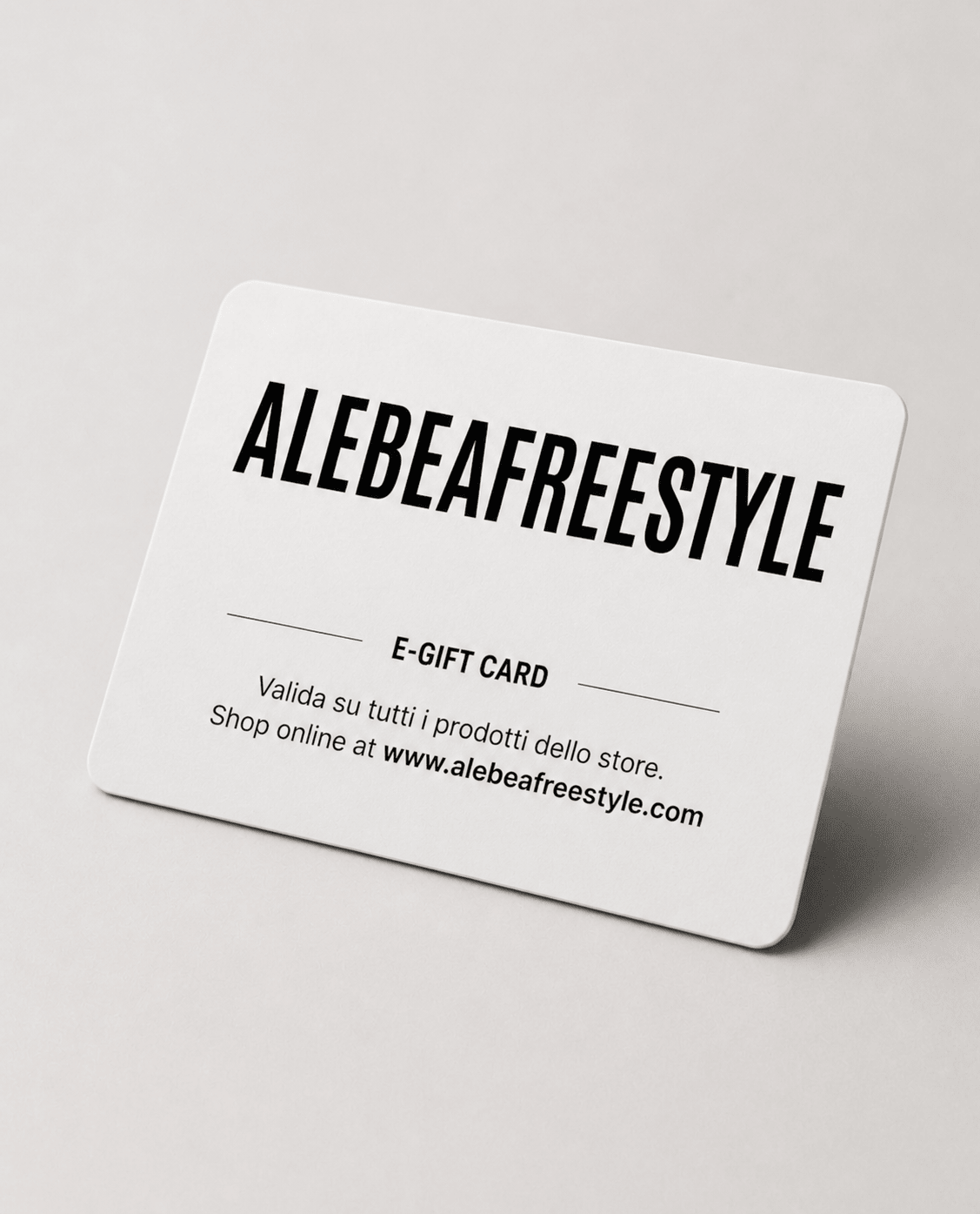 Carta Regalo by Alebea Freestyle - Alebea