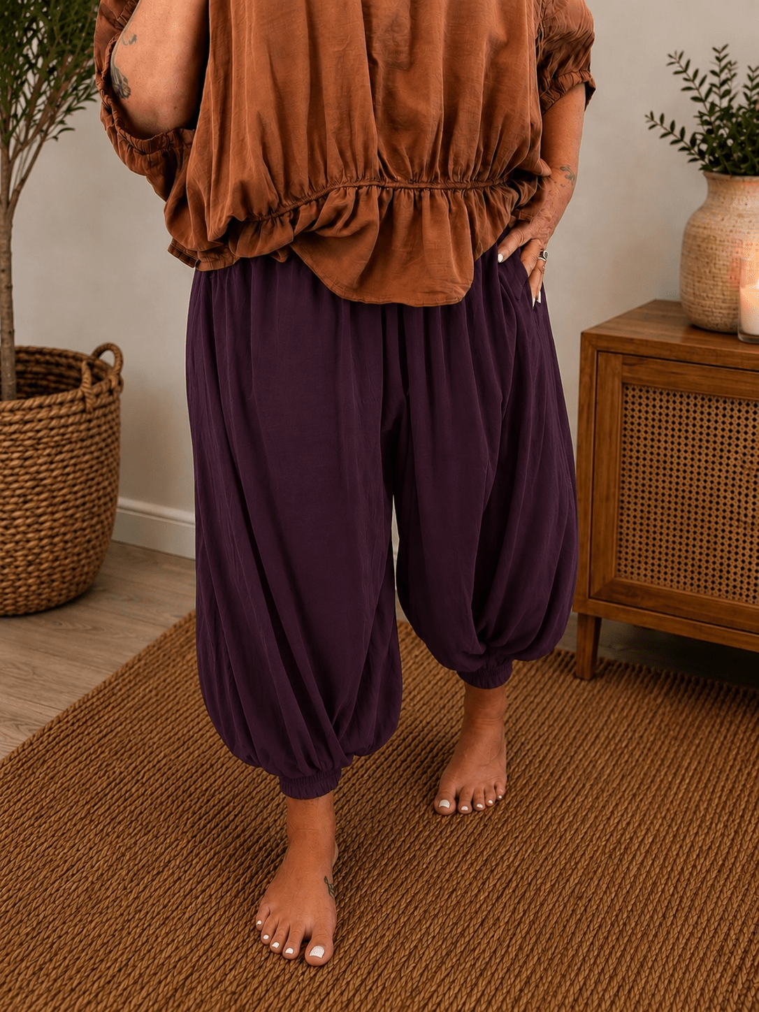Pantalone Palloncino Basic - Alebea