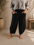Pantalone petalo lino - Alebea