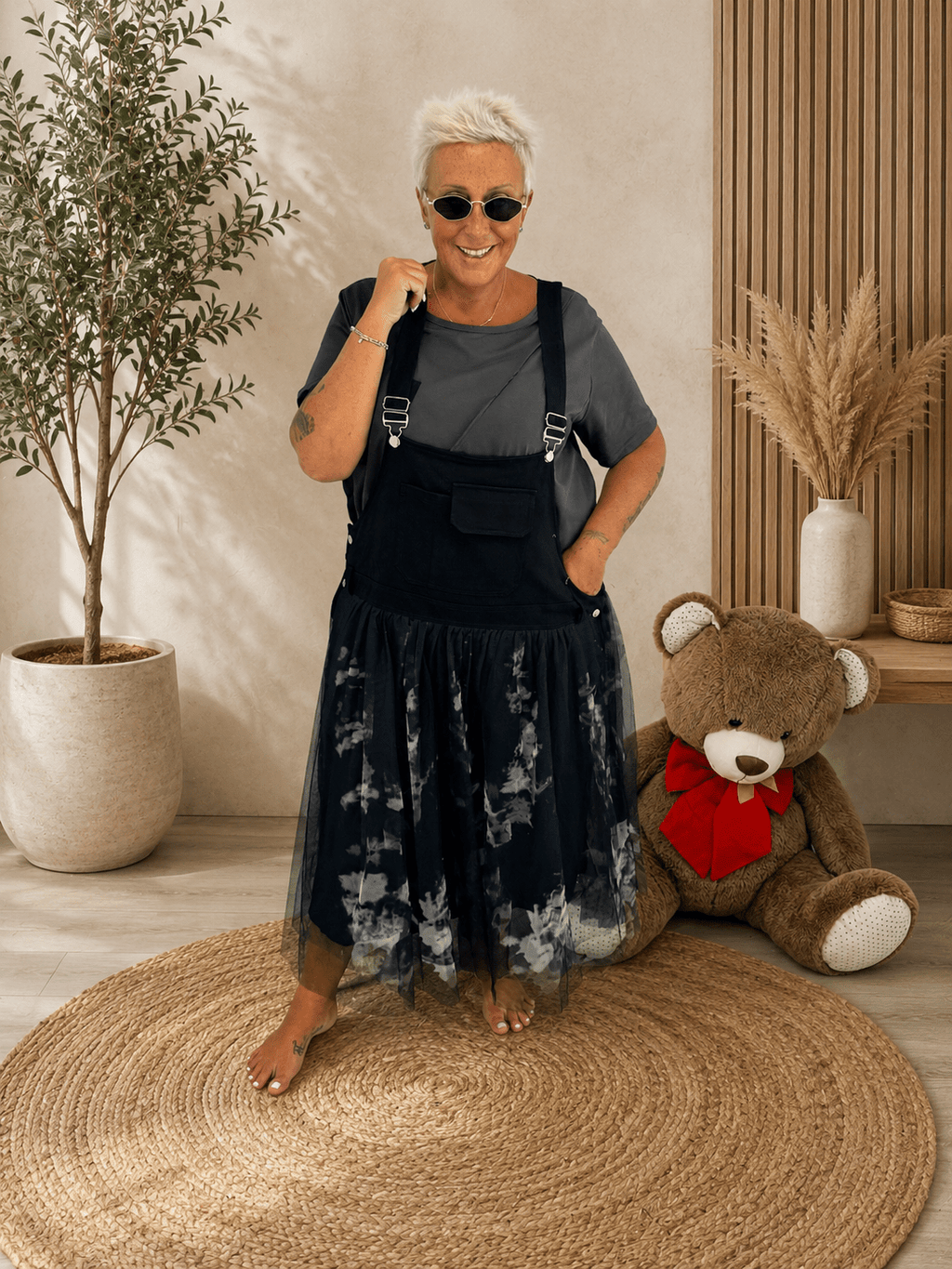 Salopette Jeans Tulle - Alebea