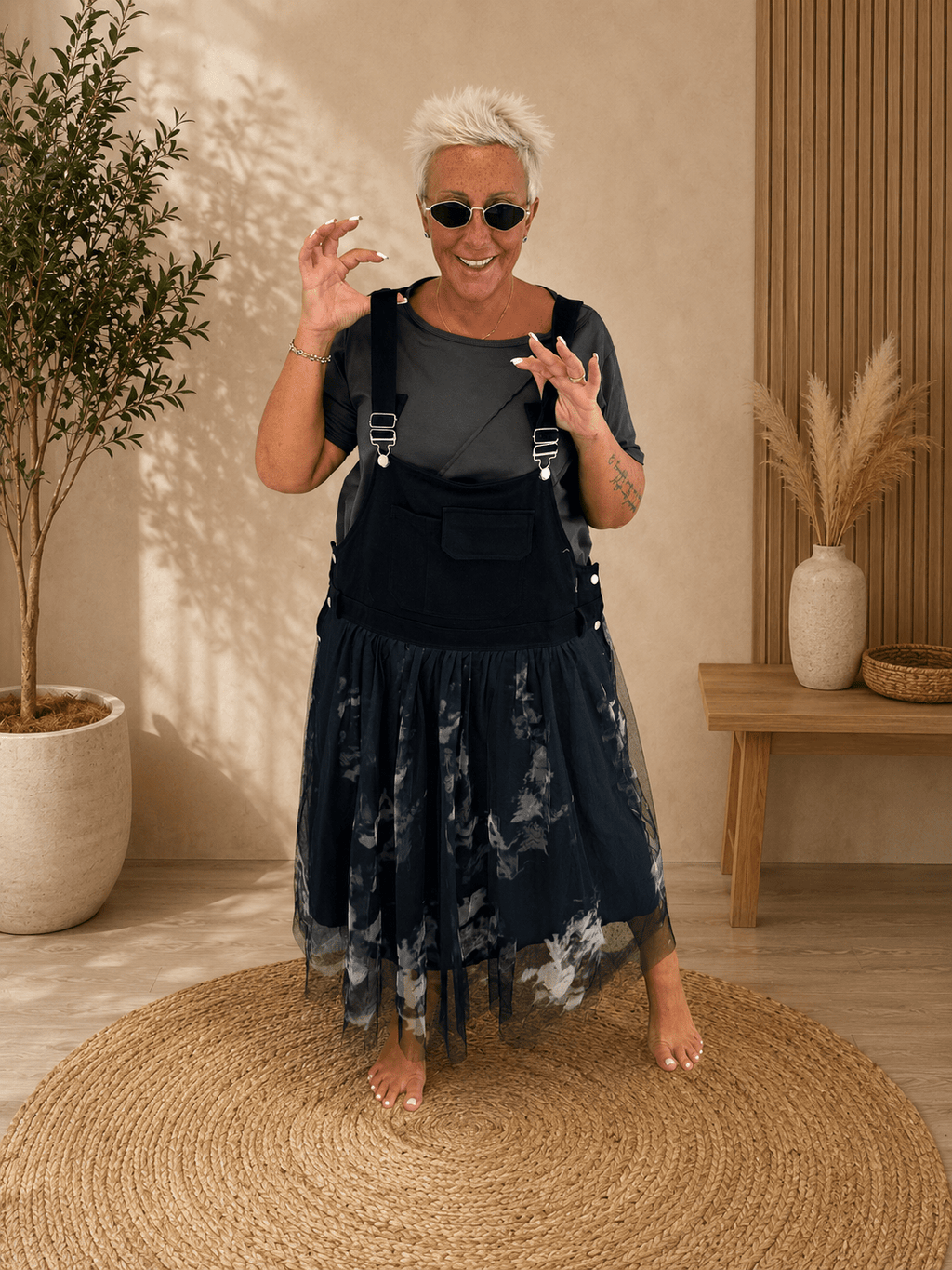 Salopette Jeans Tulle - Alebea