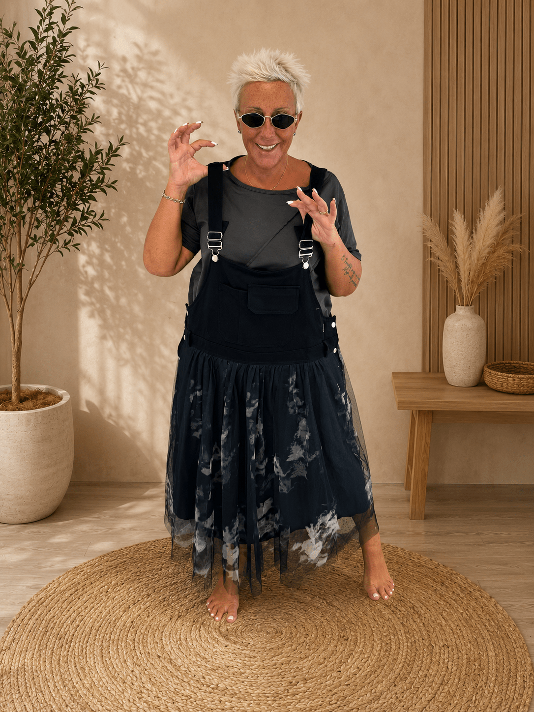 Salopette Jeans Tulle - Alebea