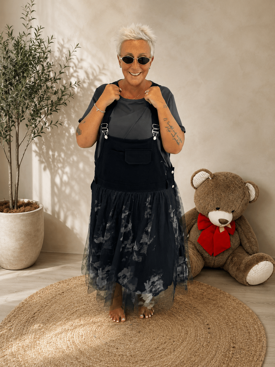 Salopette Jeans Tulle - Alebea