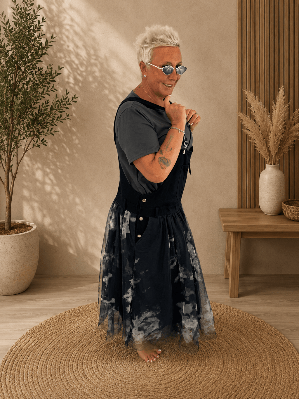 Salopette Jeans Tulle - Alebea