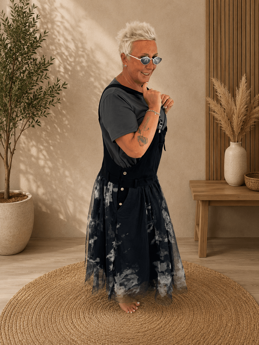 Salopette Jeans Tulle - Alebea