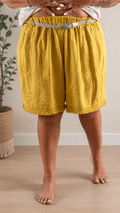 Shorts lino frange - Alebea