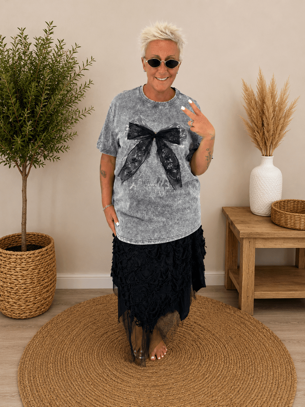 T-shirt Fiocco Tulle - Alebea