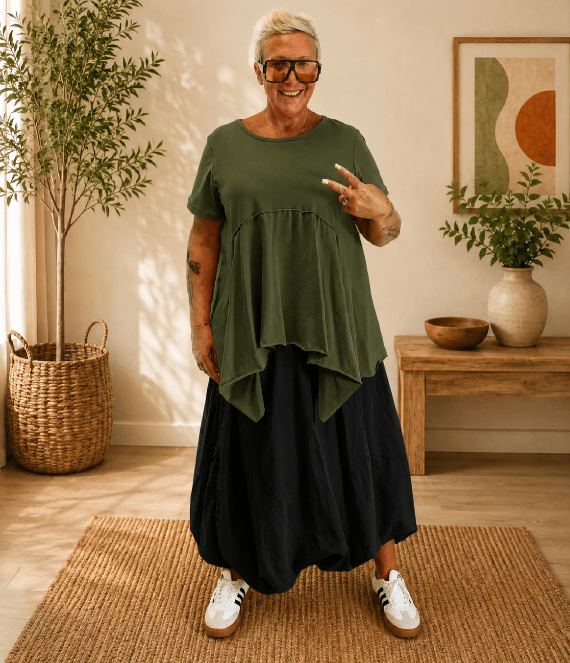 T-shirt taglio vivo - Alebea