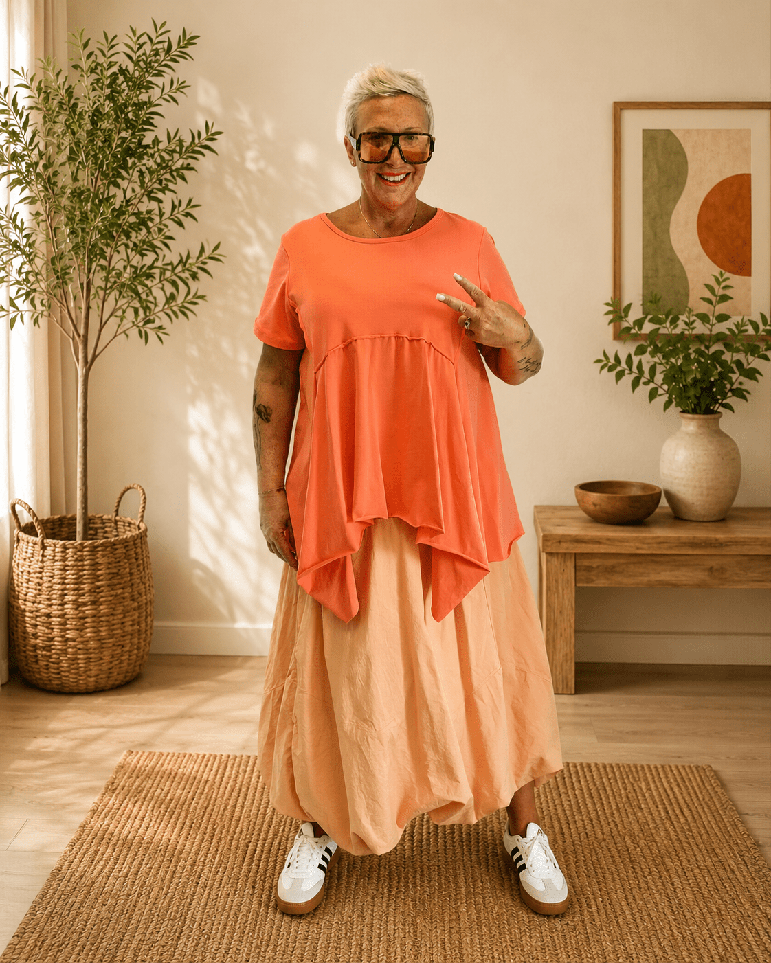 T-shirt taglio vivo - Alebea